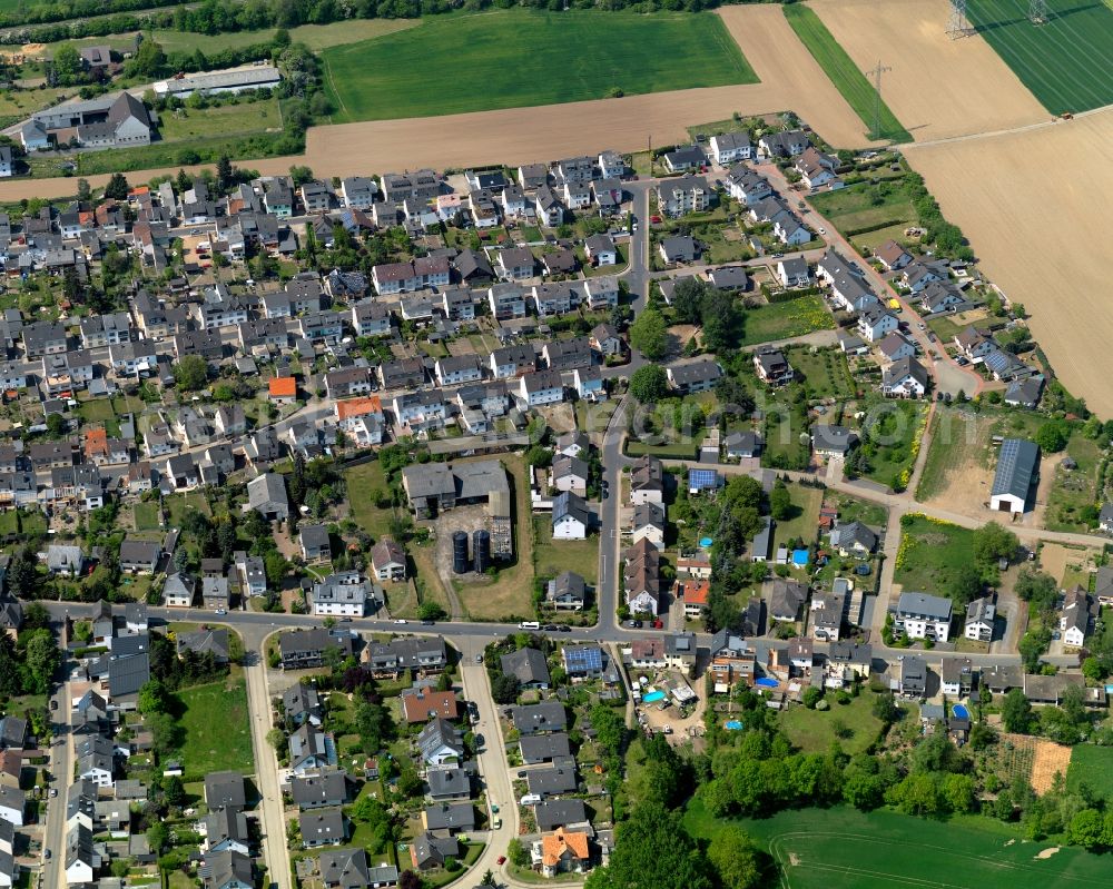 Aerial photograph Andernach, Miesenheim - City view from Andernach, Miesenheim in the state Rhineland-Palatinate