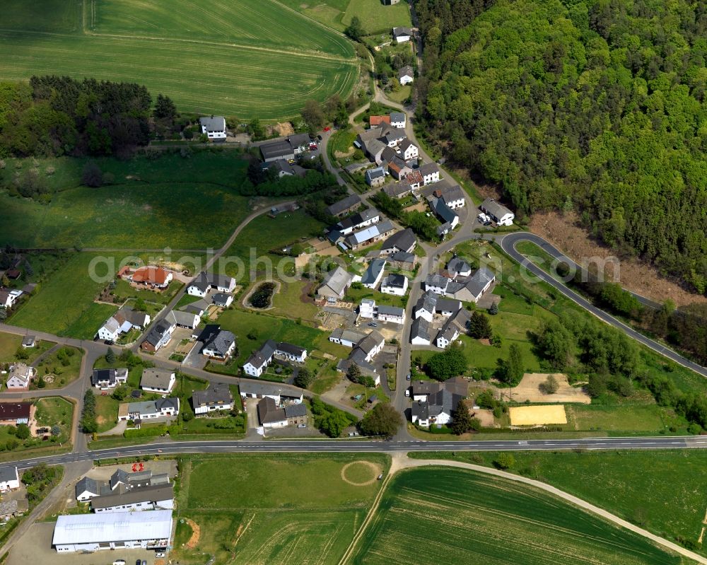 Baar from the bird's eye view: City view from Baar in the state Rhineland-Palatinate