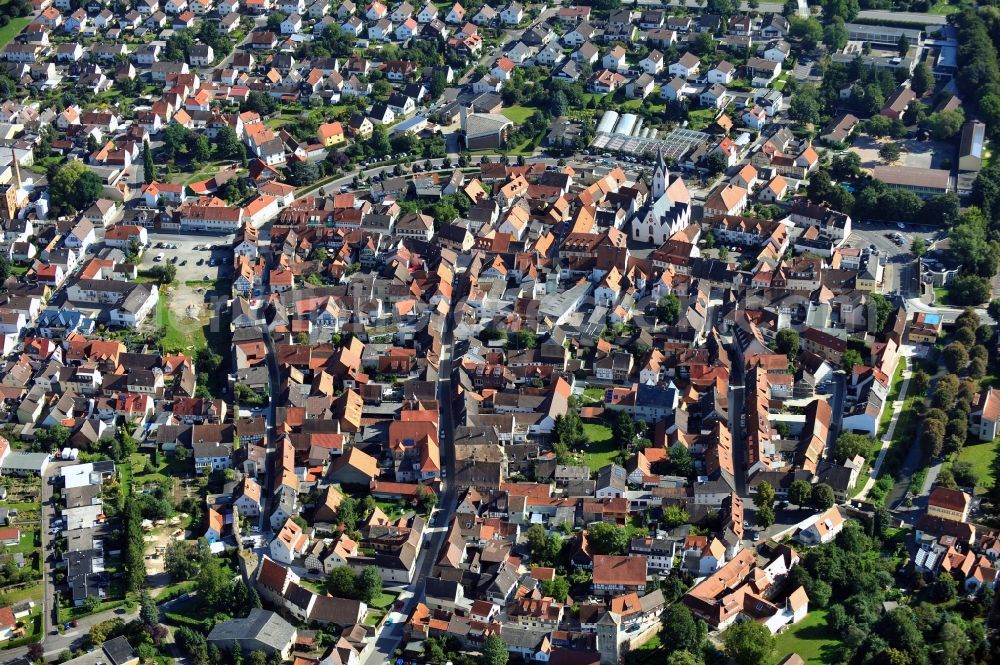 Aerial photograph Babenhausen - Citx view of Babenhausen in Hesse