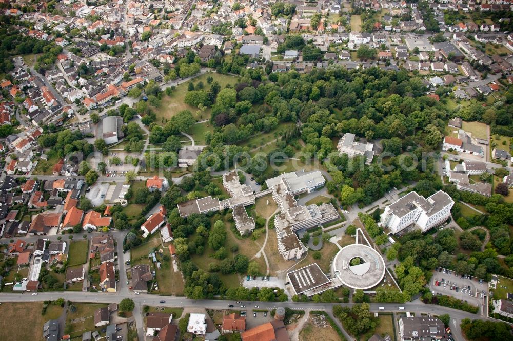 Aerial image Bad Lippspringe - City view of Bad Lippspringe in the state North Rhine-Westphalia