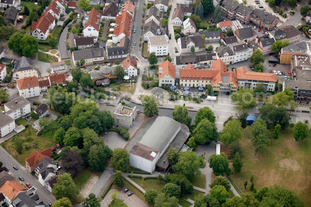 Aerial photograph Bad Lippspringe - City view of Bad Lippspringe in the state North Rhine-Westphalia