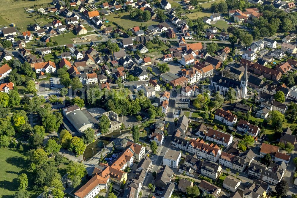 Aerial photograph Bad Lippspringe - City view of Bad Lippspringe in the state North Rhine-Westphalia