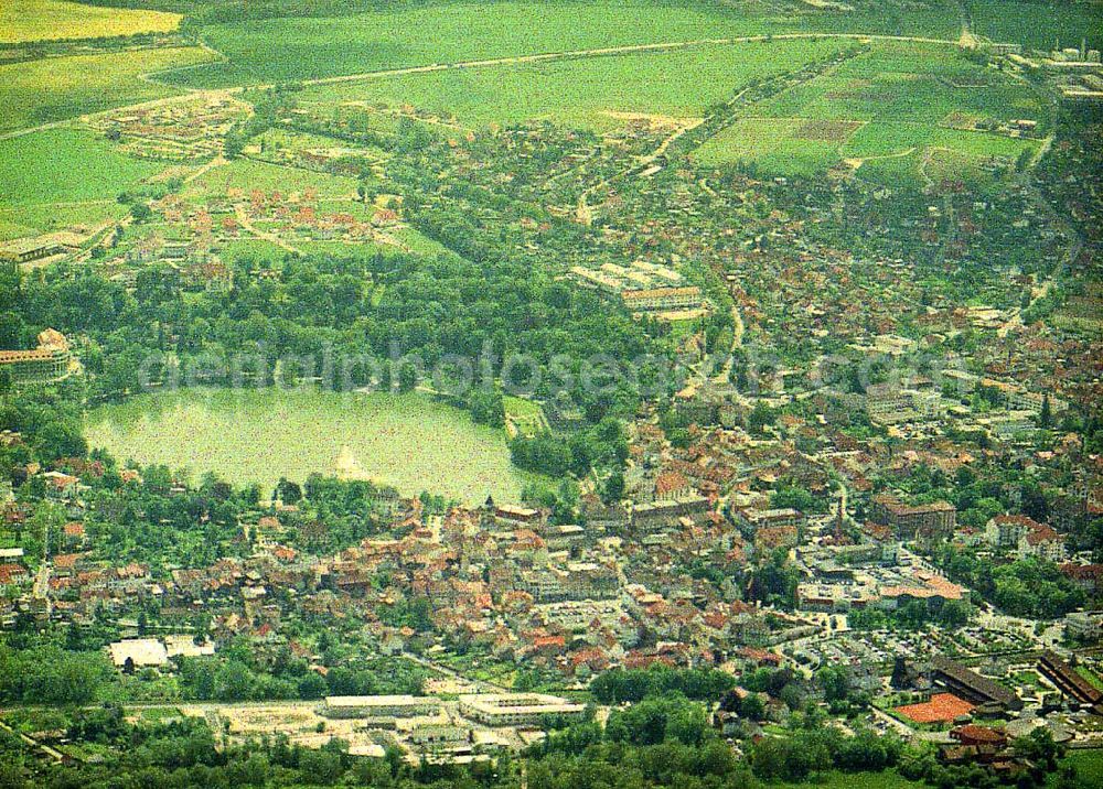 Bad Salzungen from above - Stadtansicht von Bad Salzungen 16.Mai 2002