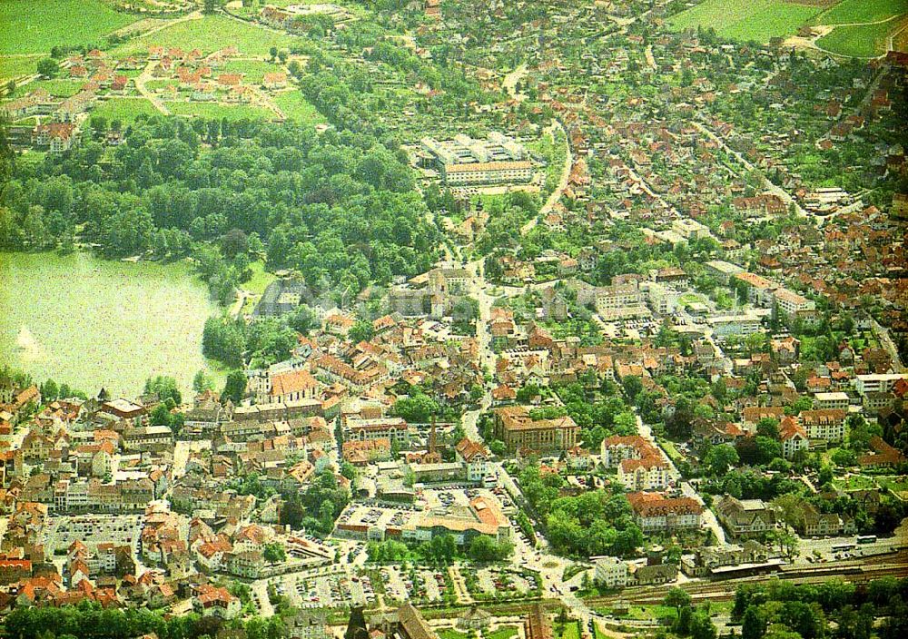 Bad Salzungen from the bird's eye view: Stadtansicht von Bad Salzungen 16.Mai 2002