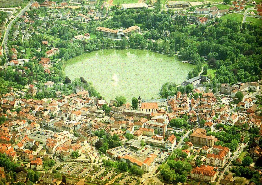 Aerial image Bad Salzungen - Stadtansicht von Bad Salzungen 16.Mai 2002