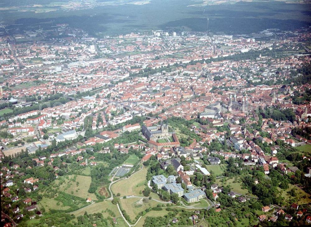 Bamberg from the bird's eye view: Stadtansicht von Bamberg / Bayern.