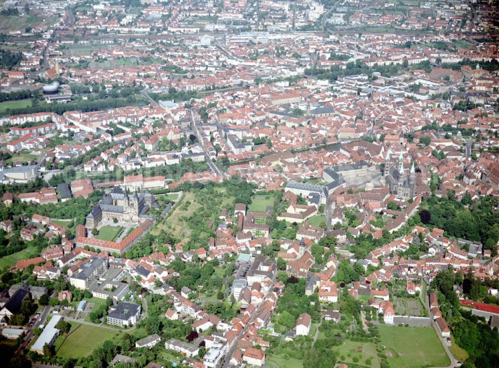 Aerial photograph Bamberg - Stadtansicht von Bamberg / Bayern.