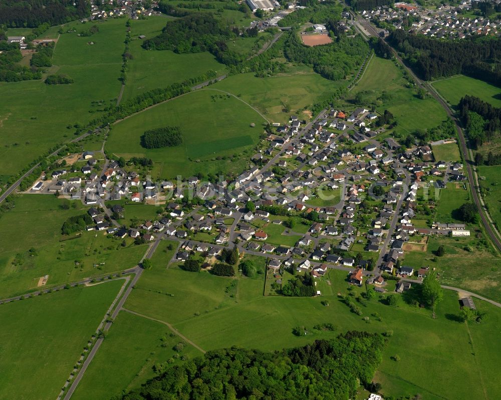 Bellingen from the bird's eye view: City view from Bellingen in the state Rhineland-Palatinate