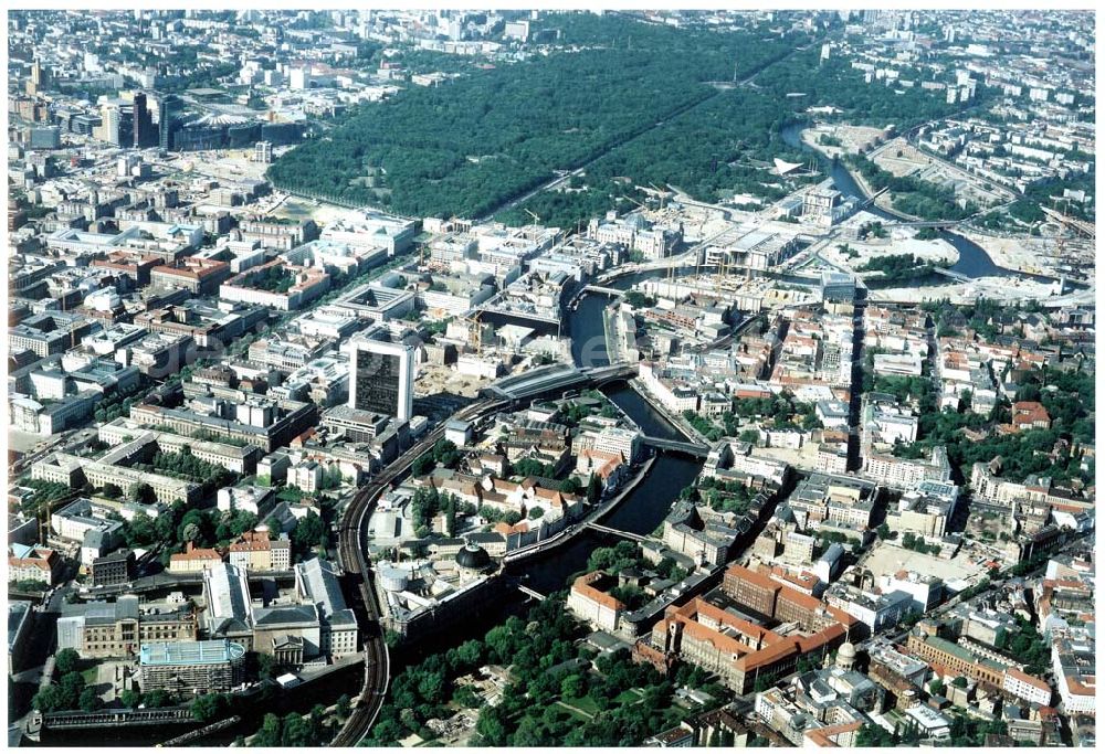 Berlin from the bird's eye view: Stadtansicht von Berlin - Mitte mit der Museumsinsel