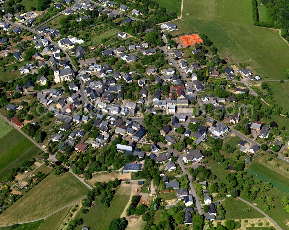 Beulich from above - City view from Beulich in the state Rhineland-Palatinate