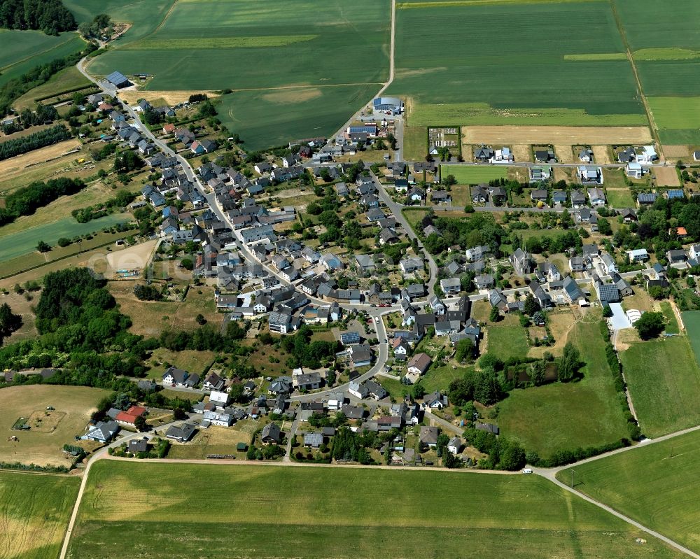 Aerial image Binningen - Cityscape of Binningen in Rhineland-Palatinate