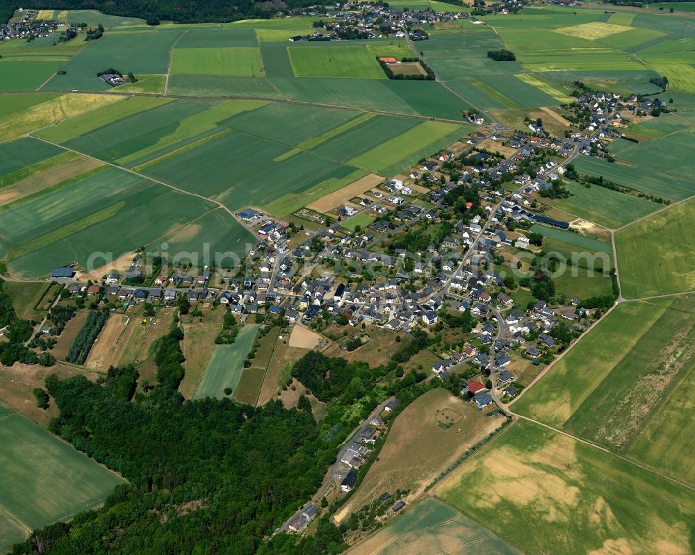 Binningen from above - Cityscape of Binningen in Rhineland-Palatinate