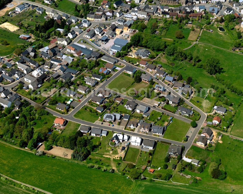 Boos from the bird's eye view: City view from Boos in the state Rhineland-Palatinate