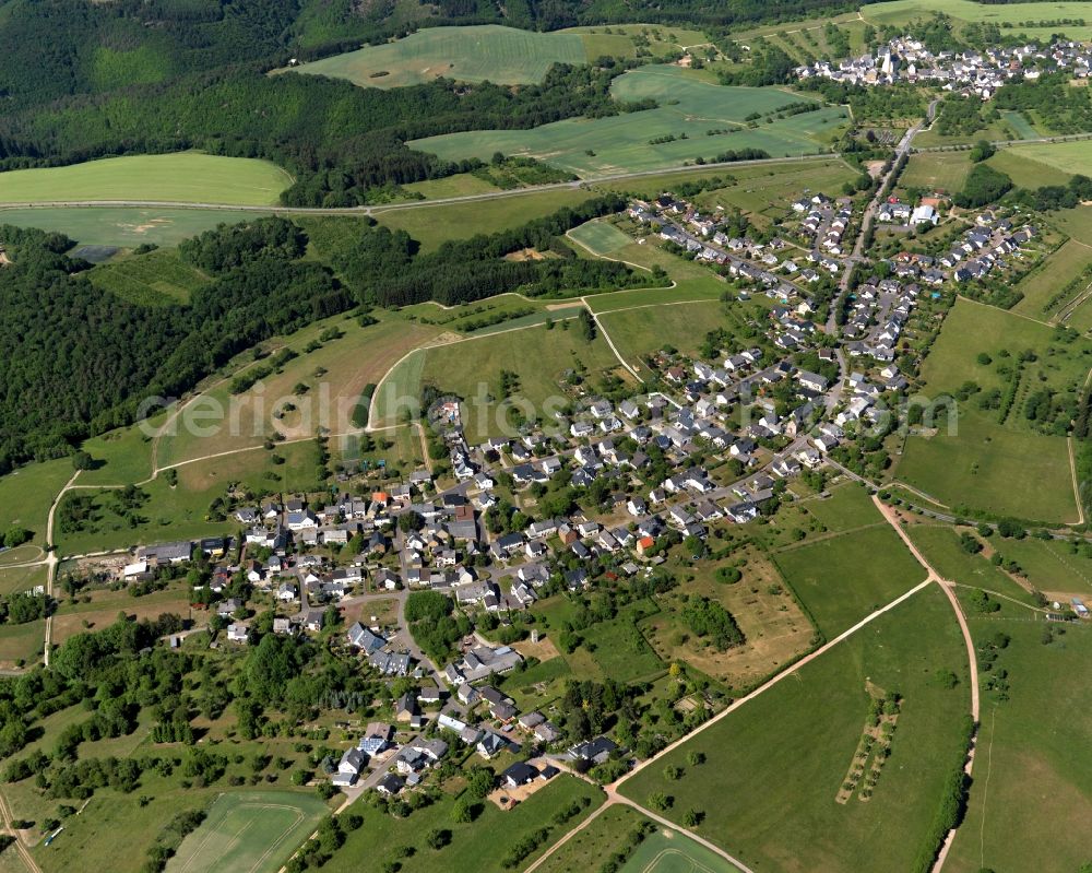 Aerial photograph Boppard - City view from Boppard in the state Rhineland-Palatinate