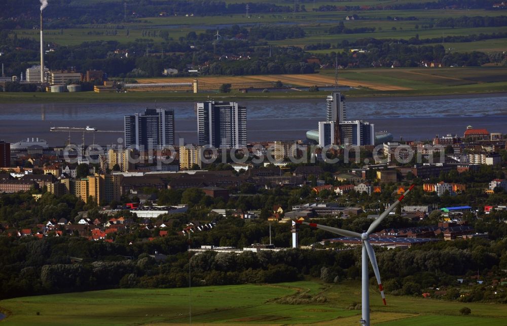 Bremerhaven from the bird's eye view: Cityscape of Bremerhaven in the state of Lower Saxony