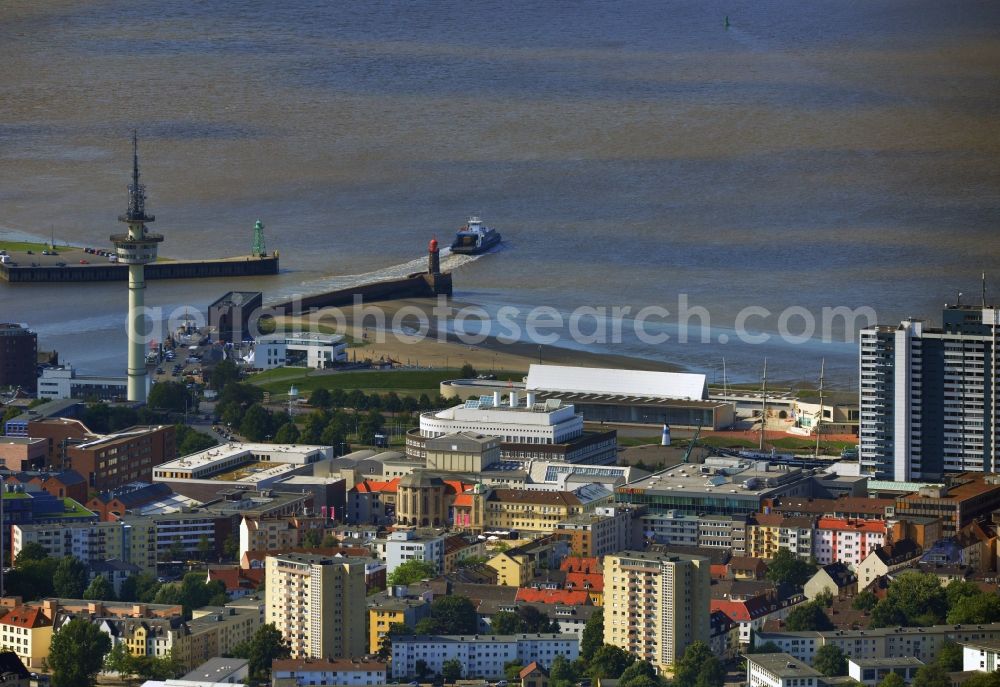 Aerial photograph Bremerhaven - Cityscape of Bremerhaven in the state of Lower Saxony