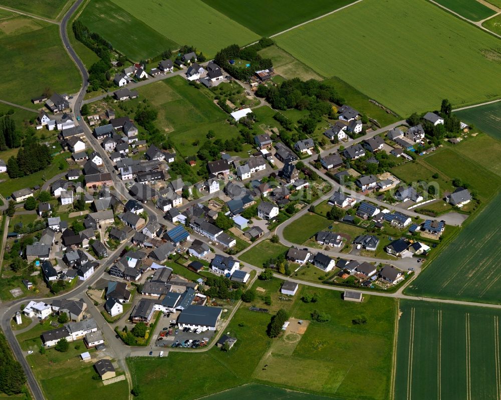 Aerial image Bärenbach - City view from Baerenbach in the state Rhineland-Palatinate