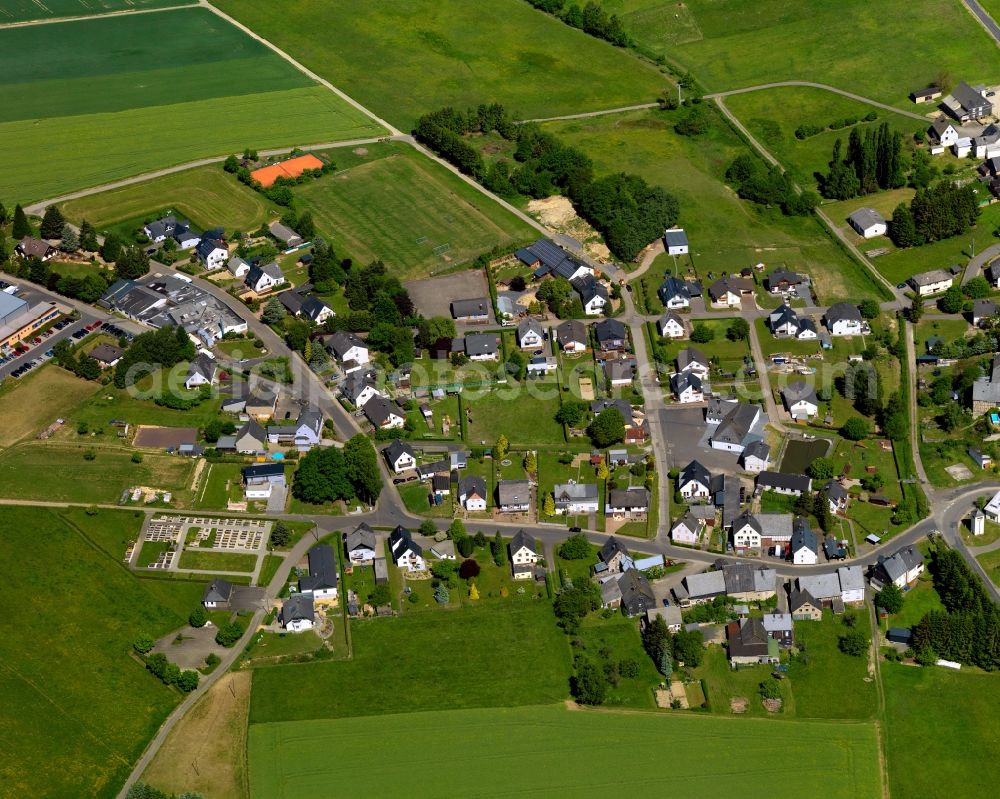 Aerial photograph Bärenbach - City view from Baerenbach in the state Rhineland-Palatinate