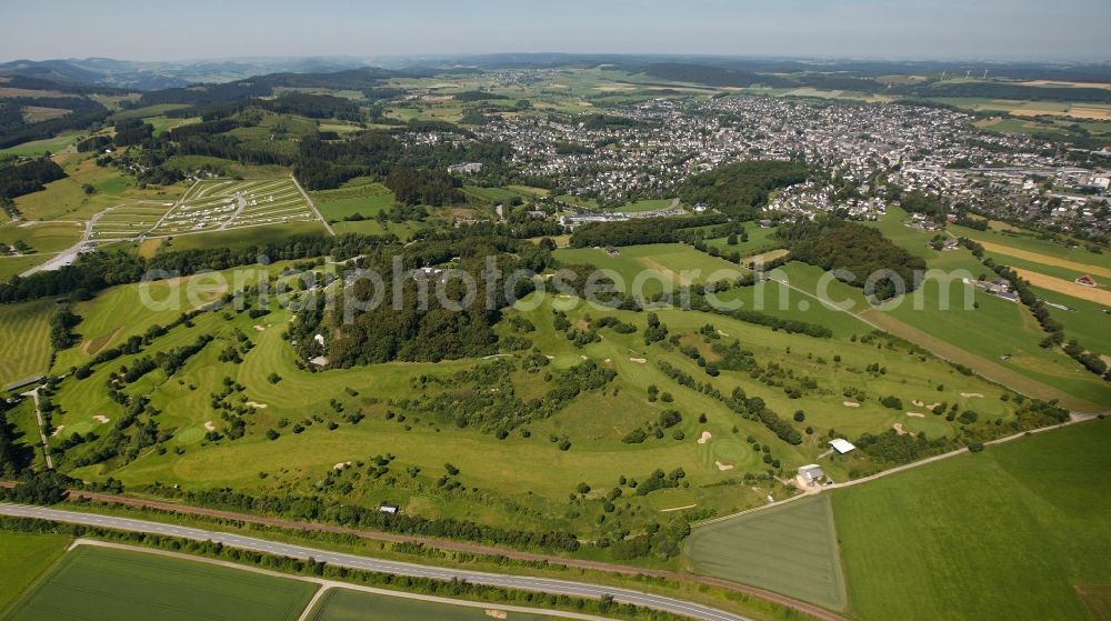 Brilon from the bird's eye view: City view of Brilon in the state North Rhine-Westphalia