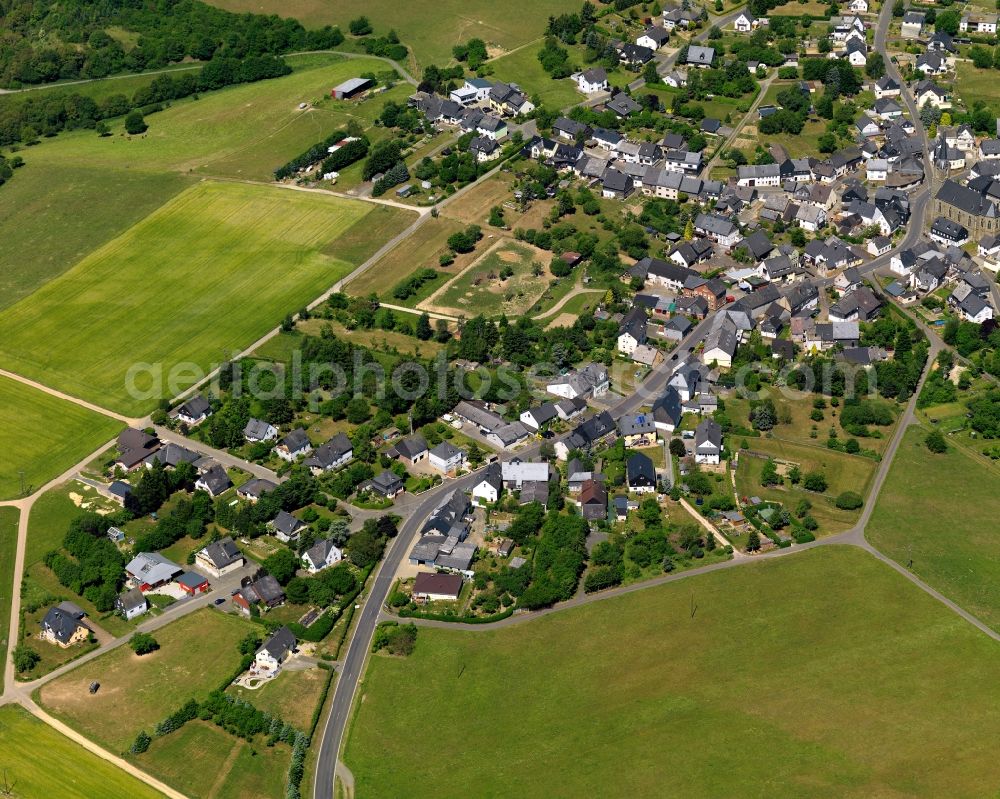 Aerial photograph Bundenbach - City view from Bundenbach in the state Rhineland-Palatinate