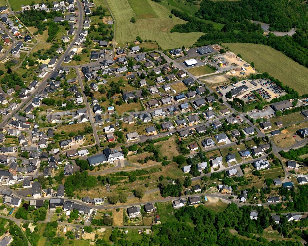 Bundenbach from the bird's eye view: City view from Bundenbach in the state Rhineland-Palatinate