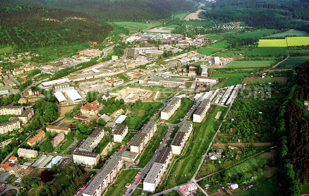 Burg / Sachsen - Anhalt from above - Stadtansicht von Burg.