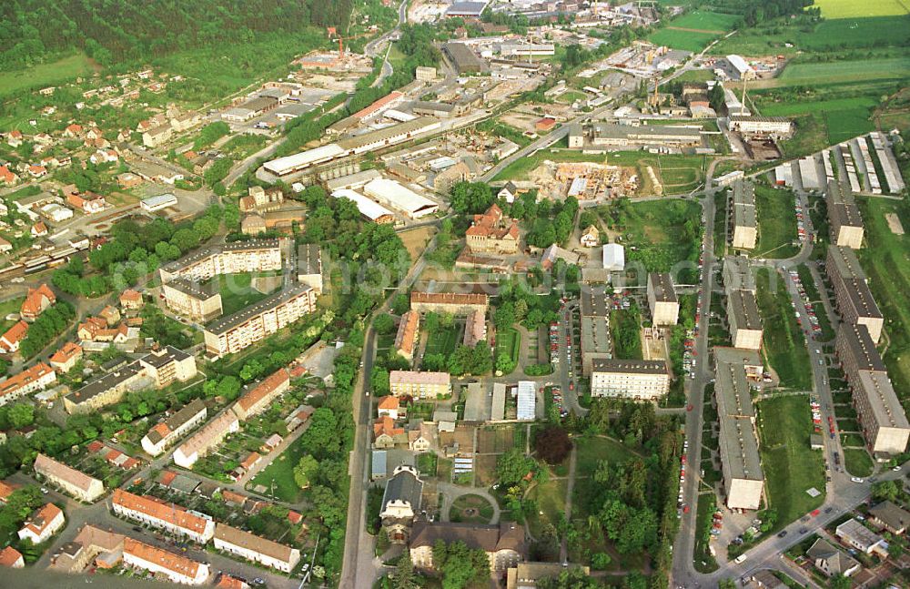 Burg / Sachsen - Anhalt from above - Stadtansicht von Burg.