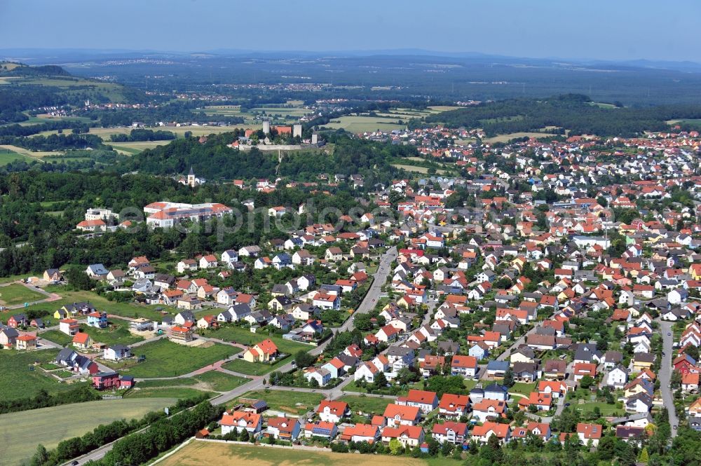 Aerial image Burglengenfeld - City view from the city center and downtown in Burglengenfeld in the state of Bavaria