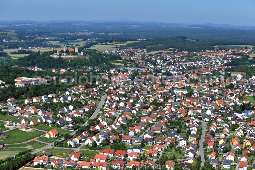 Aerial photograph Burglengenfeld - City view from the city center and downtown in Burglengenfeld in the state of Bavaria