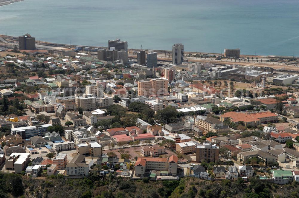 Aerial image Port Elizabeth - Stadtansicht von Port Elizabeth in der Provinz Eastern Cape von Südafrika, einem Austragungsort der Fußball- Weltmeisterschaft 2010. Cityscape of Port Elizabeth in South Africa, a venue of the 2010 FIFA World Cup.