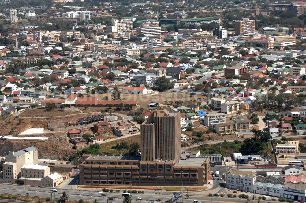 Aerial image Port Elizabeth - Stadtansicht von Port Elizabeth in der Provinz Eastern Cape von Südafrika, einem Austragungsort der Fußball- Weltmeisterschaft 2010. Cityscape of Port Elizabeth in South Africa, a venue of the 2010 FIFA World Cup.