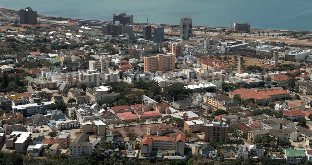 Aerial image Port Elizabeth - Stadtansicht von Port Elizabeth in der Provinz Eastern Cape von Südafrika, einem Austragungsort der Fußball- Weltmeisterschaft 2010. Cityscape of Port Elizabeth in South Africa, a venue of the 2010 FIFA World Cup.