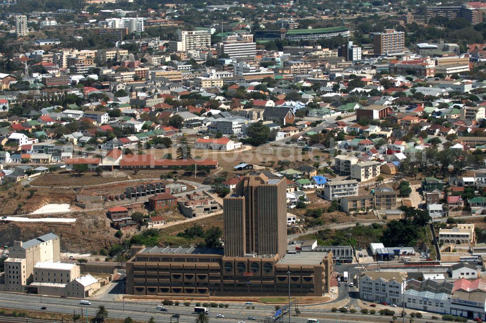 Aerial image Port Elizabeth - Stadtansicht von Port Elizabeth in der Provinz Eastern Cape von Südafrika, einem Austragungsort der Fußball- Weltmeisterschaft 2010. Cityscape of Port Elizabeth in South Africa, a venue of the 2010 FIFA World Cup.