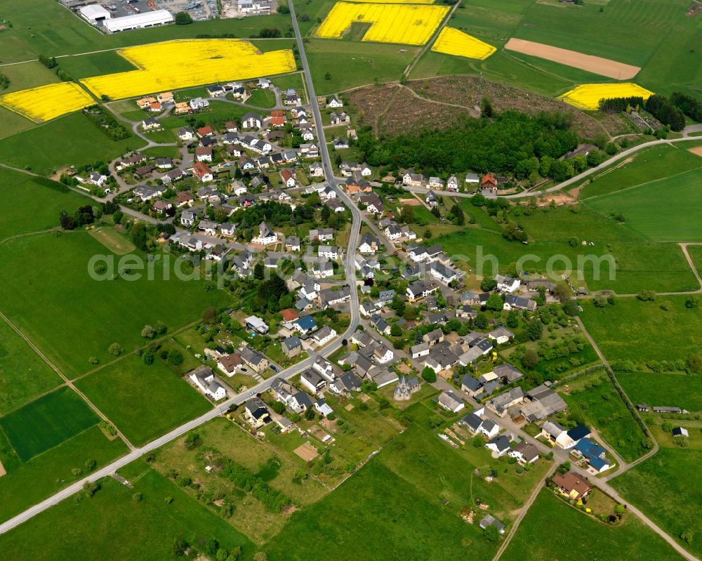 Aerial photograph Dahlen, Meudt - City view from Dahlen, Meudt in the state Rhineland-Palatinate