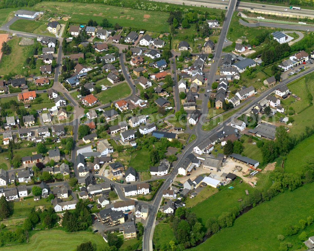 Deesen from above - City view from Deesen in the state Rhineland-Palatinate