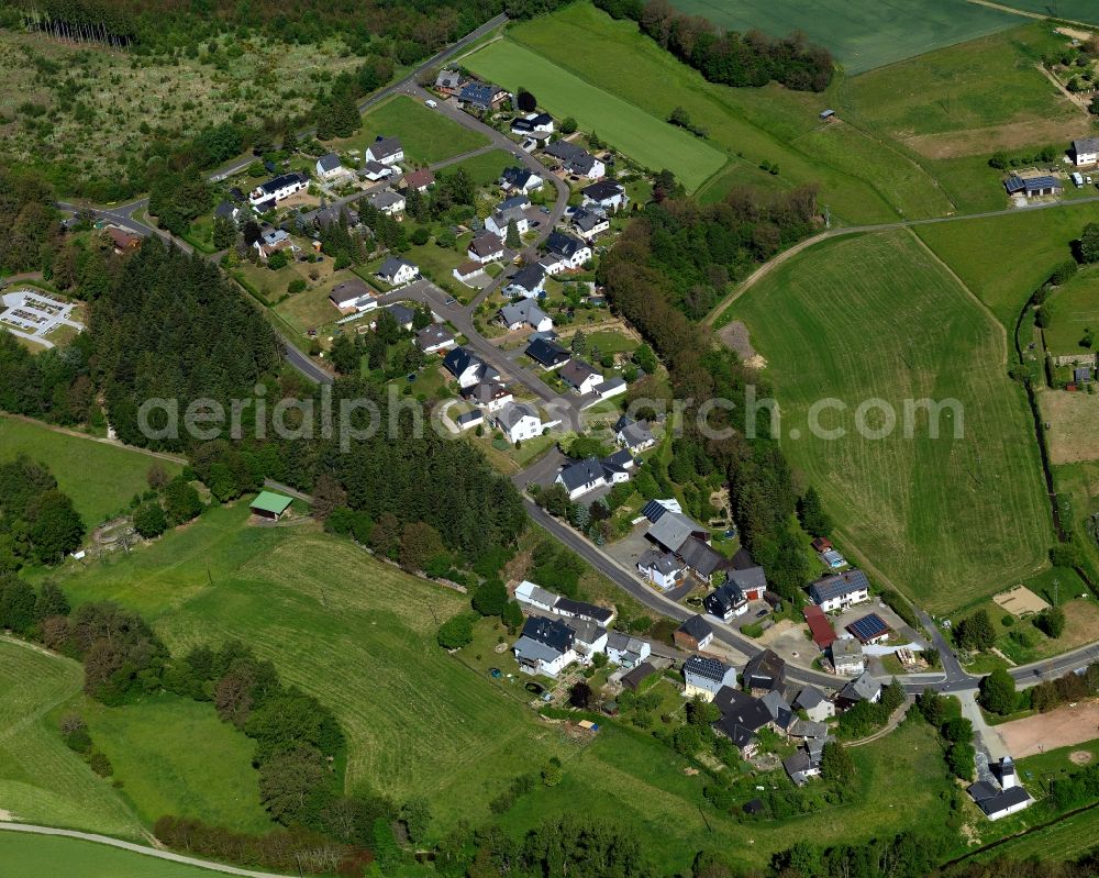 Aerial image Dillendorf - City view from Dillendorf in the state Rhineland-Palatinate