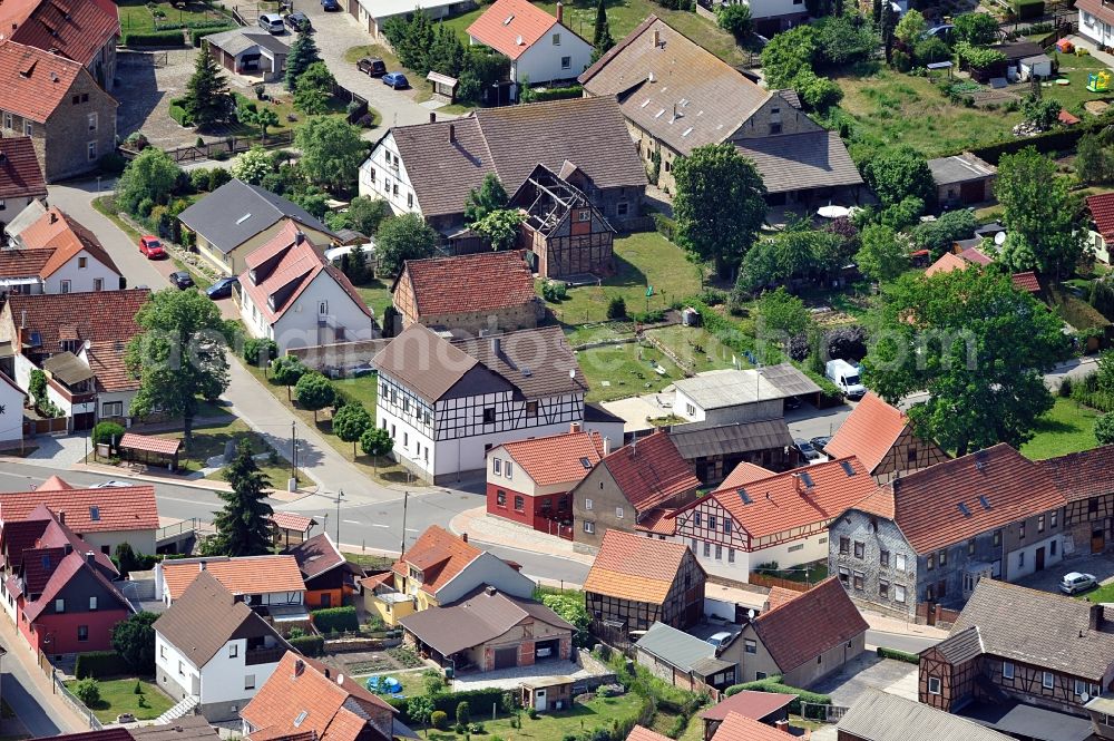 Aerial photograph Dornheim - View of the town of Dornheim in the state of Thuringia