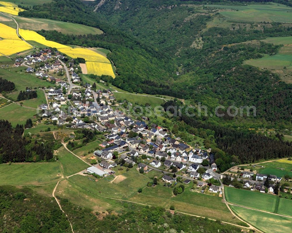 Aerial image Dörscheid - City view from Doerscheid in the state Rhineland-Palatinate