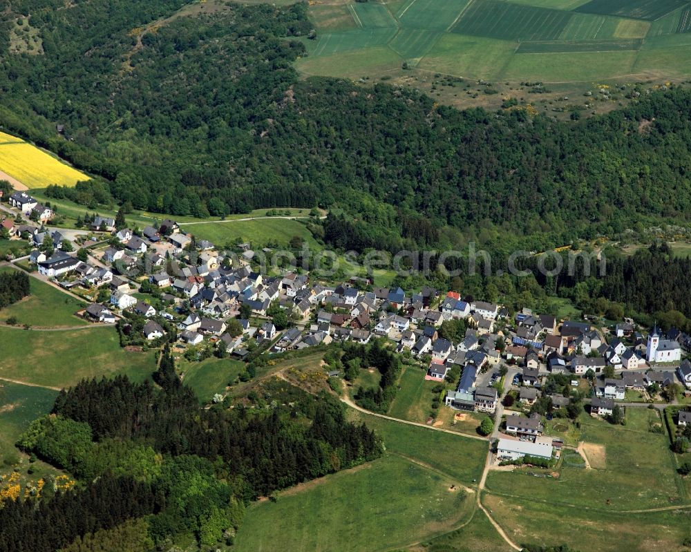 Aerial photograph Dörscheid - City view from Doerscheid in the state Rhineland-Palatinate