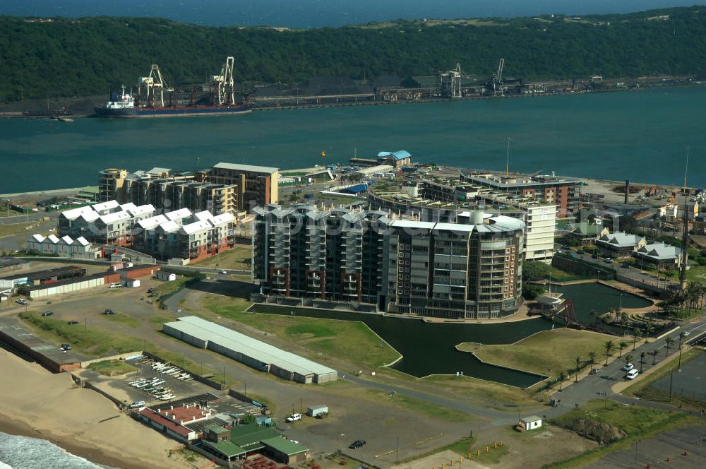 Aerial photograph Durban - Stadtansicht von Durban in der Provinz KwaZulu-Natal von Südafrika, einem Austragungsort der Fußball- Weltmeisterschaft 2010. Cityscape from Durban in South Africa a venue of the 2010 FIFA World Cup.