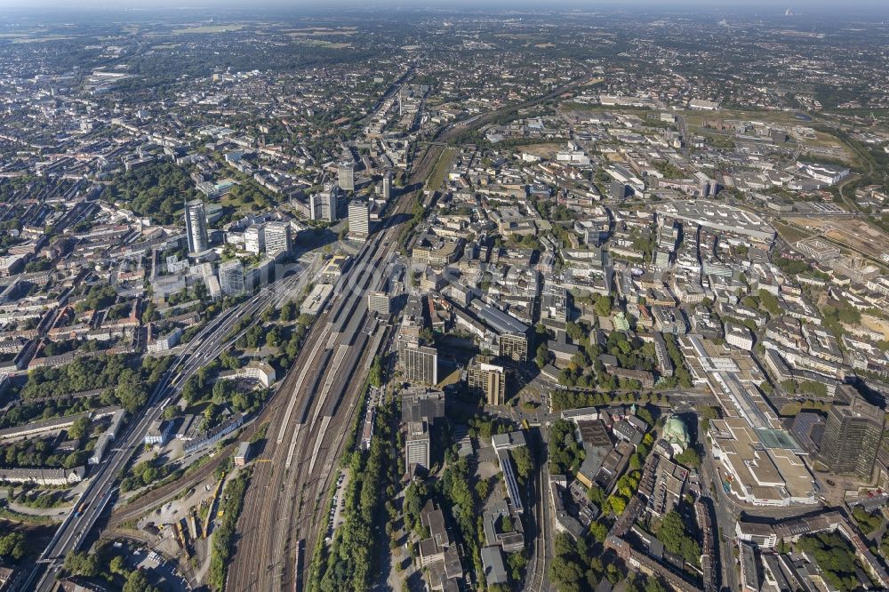 Essen from above - Cityscape of Essen in North Rhine-Westphalia