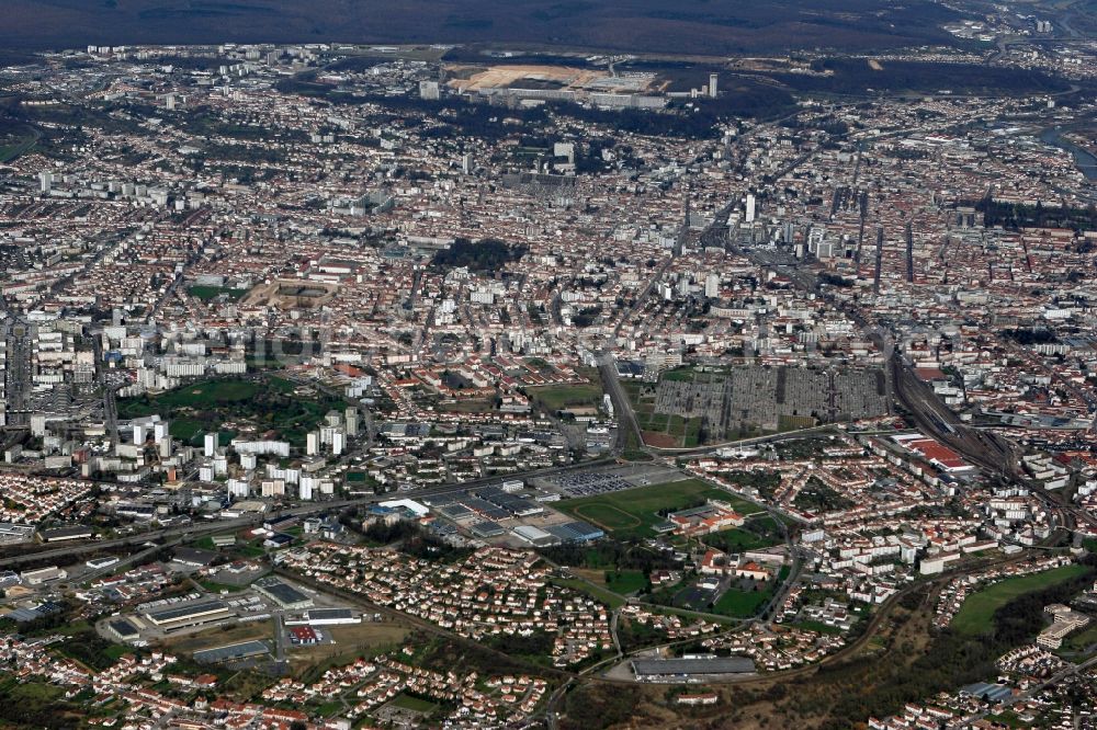 Aerial photograph Nancy - Cityscape of the French city of Nancy in Lorraine in France