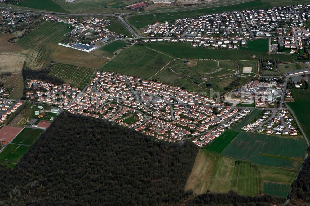 Nancy from above - Cityscape of the French city of Nancy in Lorraine in France