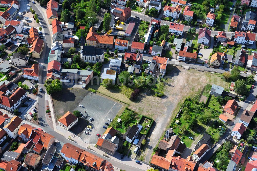 Friedrichroda from the bird's eye view: View of the small town Friedrichroda in Thuringia