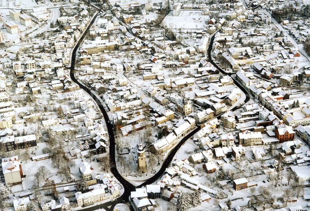 Friedrichroda / Thüringen from the bird's eye view: Stadtansicht von Friedrichroda / Thüringen.