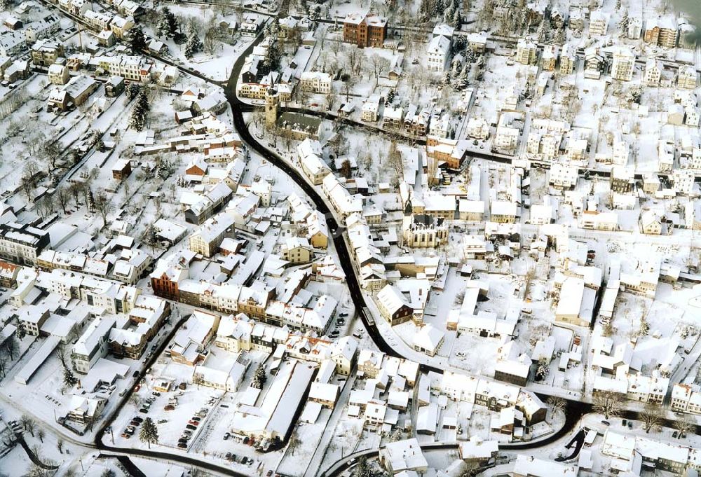 Aerial image Friedrichroda / Thüringen - Stadtansicht von Friedrichroda / Thüringen.