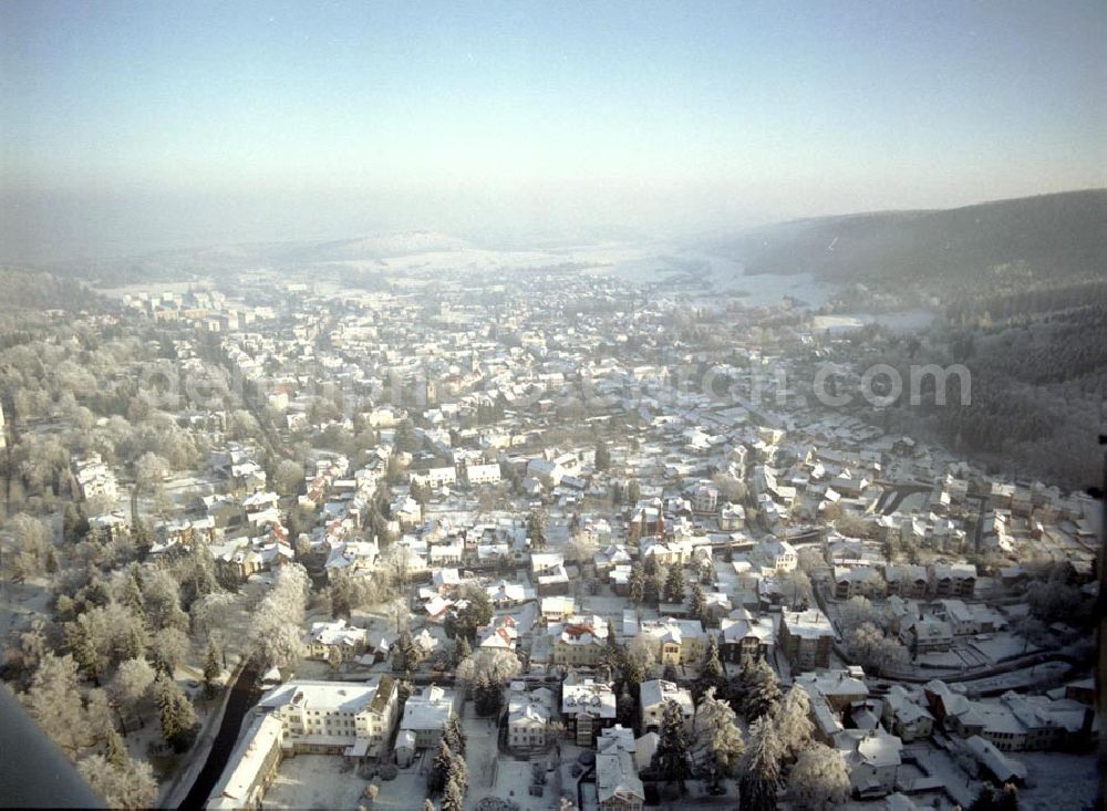 Friedrichroda from the bird's eye view: Stadtansicht Friedrichroda - Thüringen 10.12.02