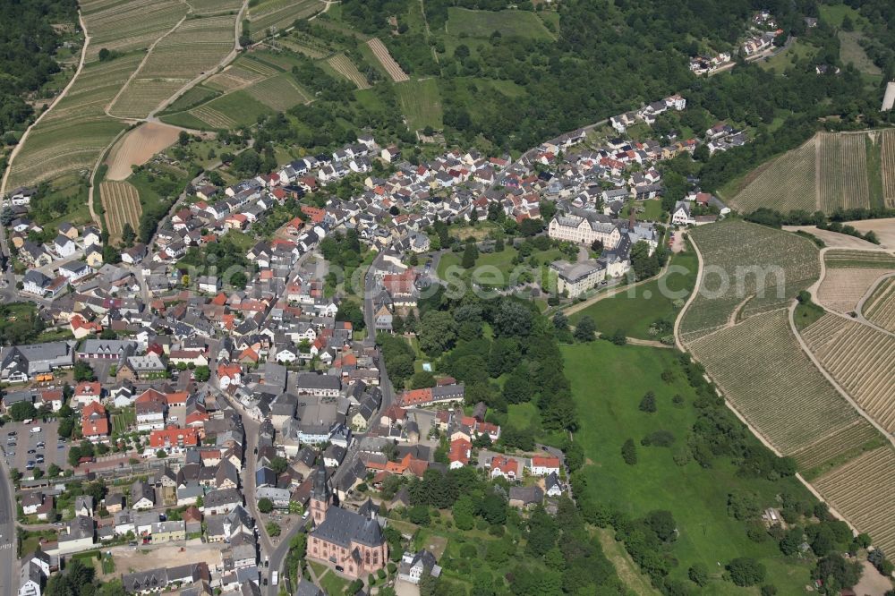 Kiedrich from above - Kiedrich 29/05/2012 Cityscape Kiedrich the community in Rheingau- Taunus- Kreis in Hesse