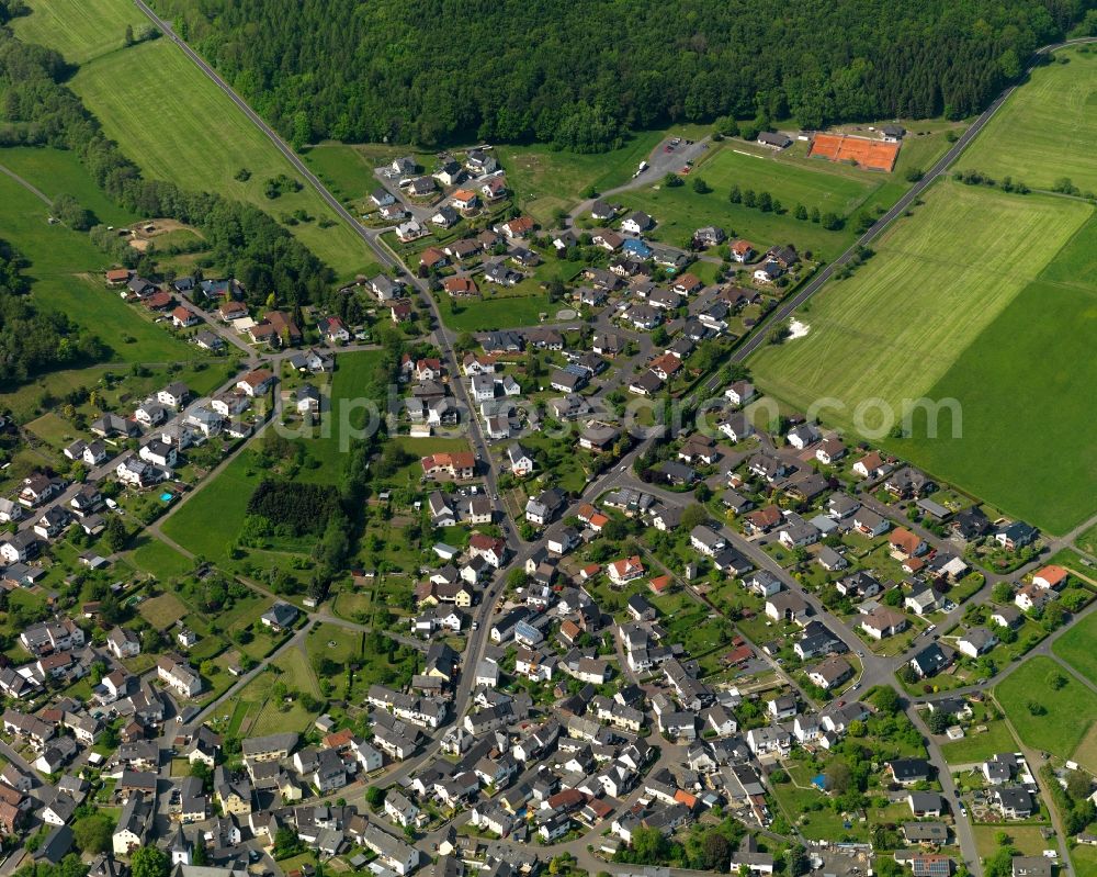 Aerial photograph Gemünden - Cityscape of Gemuenden in Rhineland-Palatinate