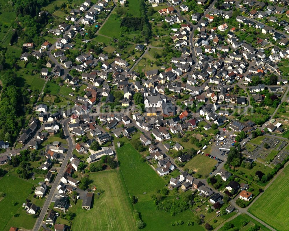 Gemünden from the bird's eye view: Cityscape of Gemuenden in Rhineland-Palatinate